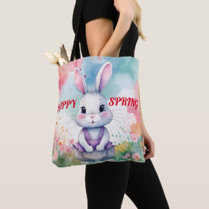Baby Bunny in Spring  Tote Bag
