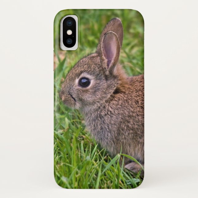 Baby Bunny iPhone X Case (Back)