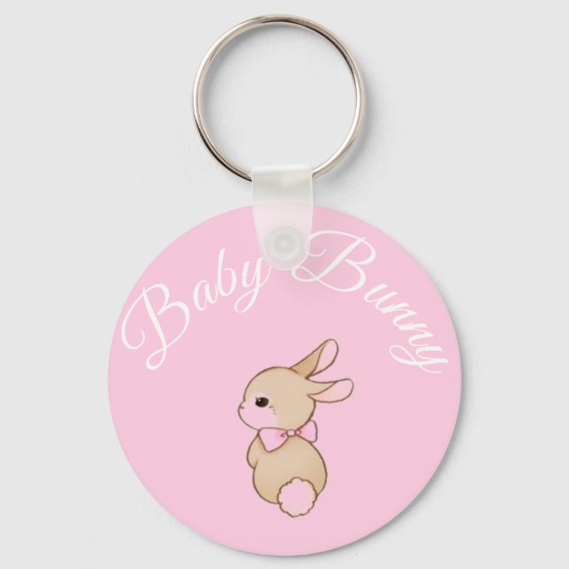 Baby bunny key ring (Front)