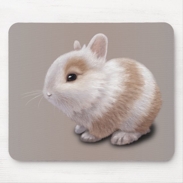 Baby Bunny Mouse Mat (Front)