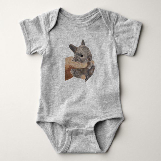 Baby Bunny One Piece for Babies Bodysuit (Front)