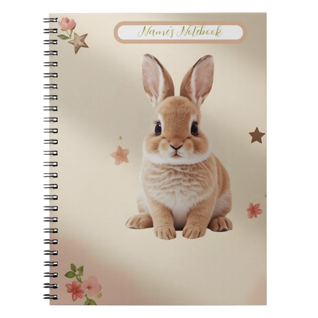 Baby Bunny Pastel Notebook (Front)