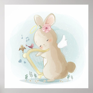 Baby bunny  poster