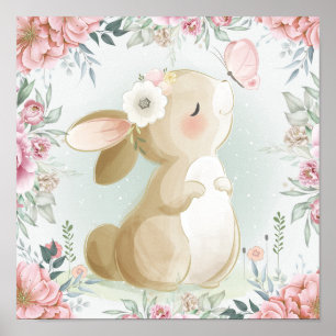 Baby bunny  poster