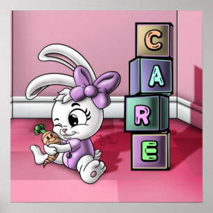 Baby Bunny Poster