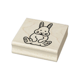 Baby Bunny Rubber Stamp