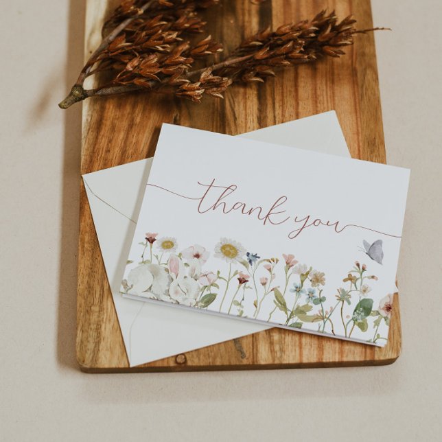 Baby Bunny Shower Thank You Card (Baby Bunny Thank You Card)