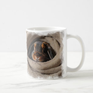 Baby Bunny Snuggled in a Blankie Coffee Mug