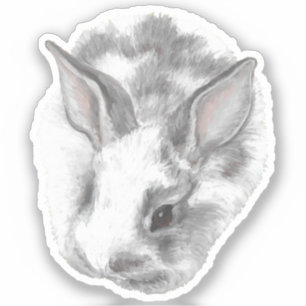 Baby Bunny Vinyl Sticker