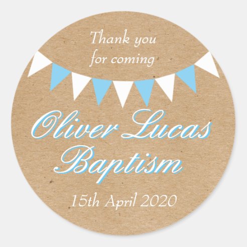 christening stickers labels zazzle uk