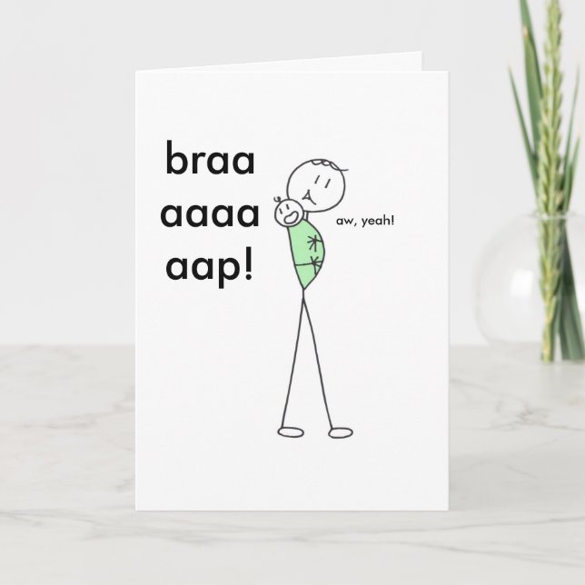 Baby Burp Card (Front)