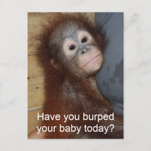 Baby Burp Postcard
