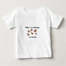 Baby Butterflies Cute Baby Bodysuit
