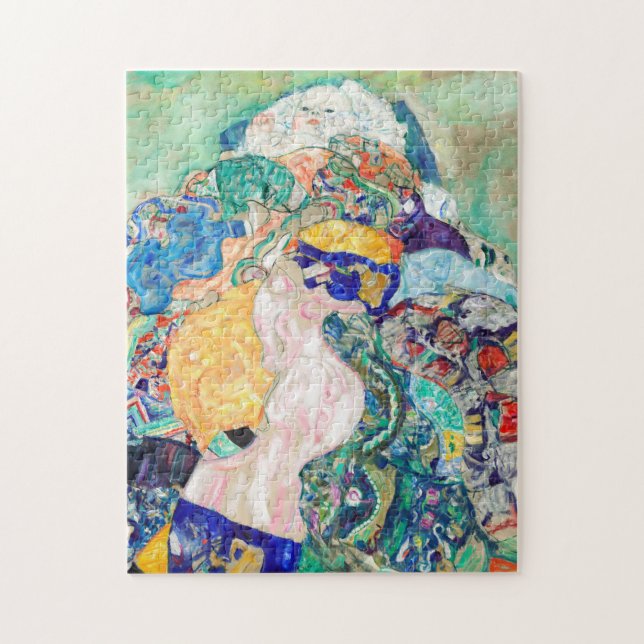 Baby by Gustav Klimt Painting Art Jigsaw Puzzle (Vertical)