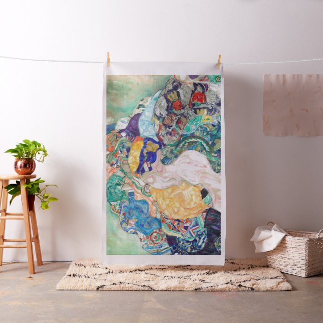 Baby by Gustav Klimt Painting Artwork Fabric (In Situ)