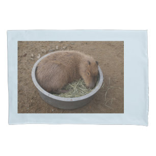 Baby Capybara Pillowcase