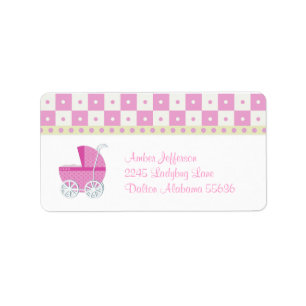 Baby Carriage Address Labels