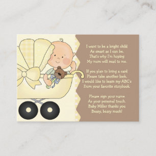 Baby Carriage - Book Insert Card