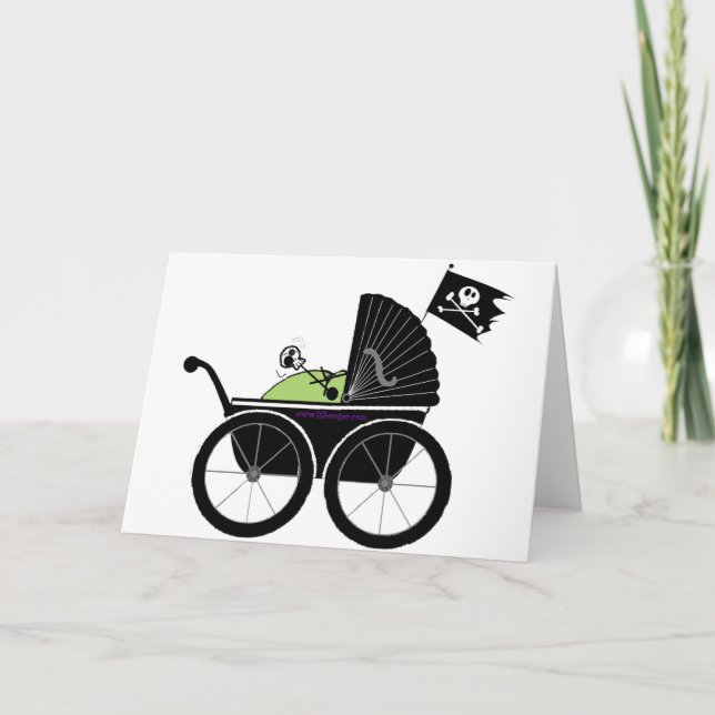 baby carriage card (Front)