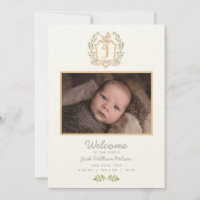 Baby Carriage Monogram J | Neutral Birth