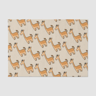 Baby Cartoon Giraffe Tissue Paper