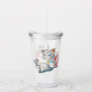 Baby Cat Acrylic Tumbler