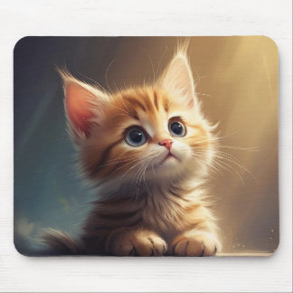 baby cat mouse mat