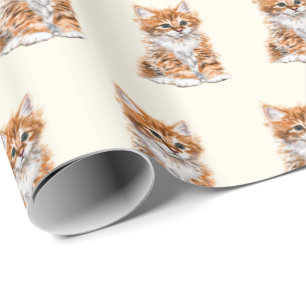 Baby Cat Wrapping Paper
