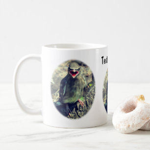 Baby Cedar Waxwing Bird Personalized Nature  Coffee Mug