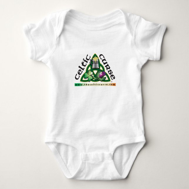 Baby Celtic Curse gear Bodysuit (Front)