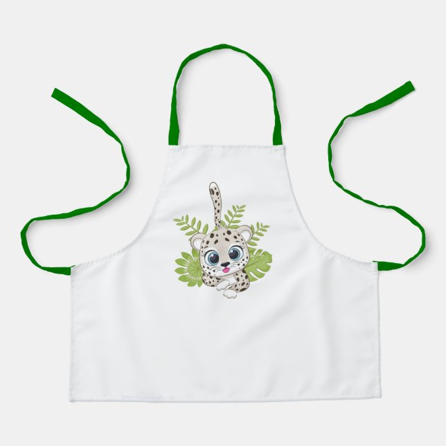 Baby cheetah apron (Front)