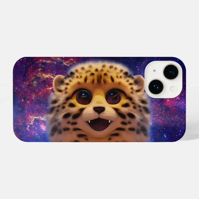 Baby Cheetah iPhone Case (Back Horizontal)