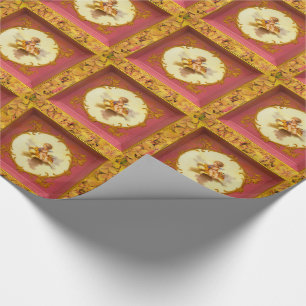Baby Cherub Holiday Joy Wrapping Paper