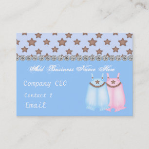 Baby Chic Clothes Boutique Business Card