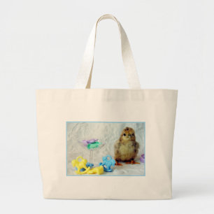 Baby Chick 2 Large Tote Bag