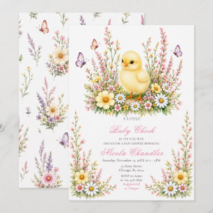 Baby Chick Baby Shower Invitation