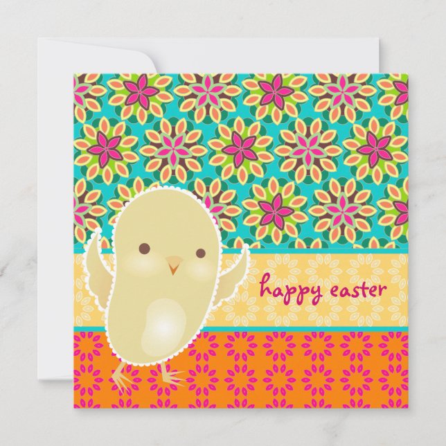 Baby Chick Easter Invitation (Front)