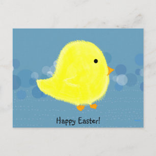 Baby Chick Happy Easter Postcard / Post Card