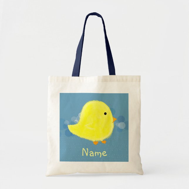 Baby Chick Reusable Gift Bag / Shopping Tote (Front)