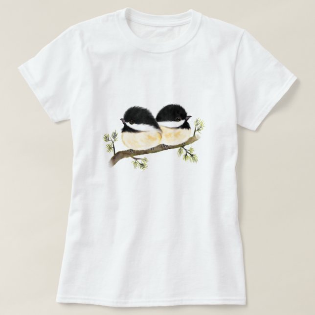 Baby Chickadees T-Shirt (Design Front)