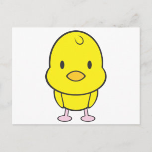 Baby Chicken Cartoon Postcard