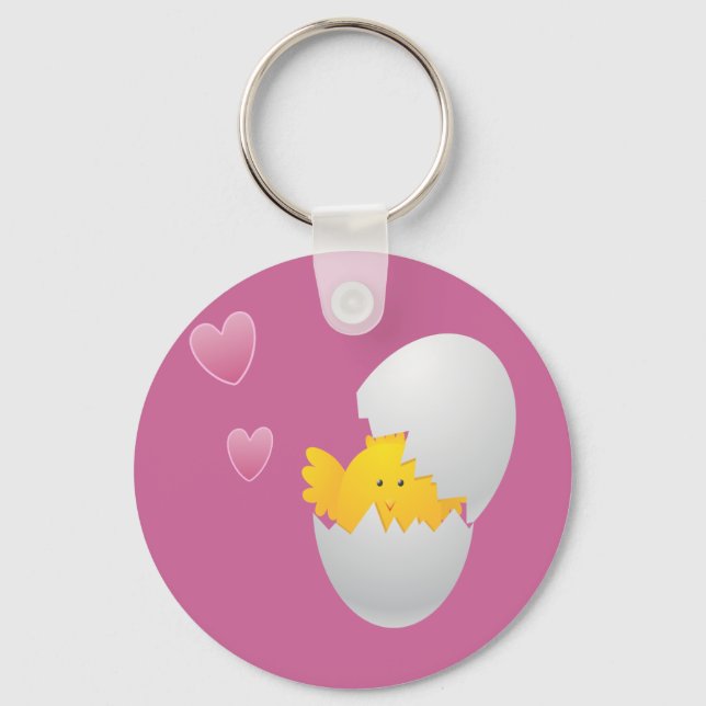 Baby Chickie Key Ring (Front)