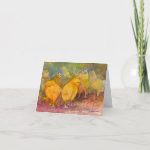 Baby Chicks notecard