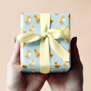 Baby Chicks Pattern   Easter Wrapping Paper