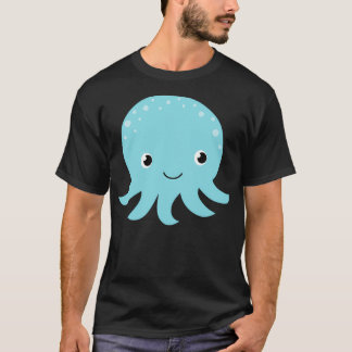 Baby Child Blue Octopus T-Shirt