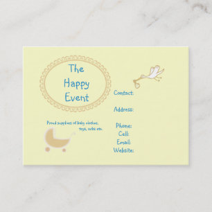 Baby-Children's Retail Store Business Card