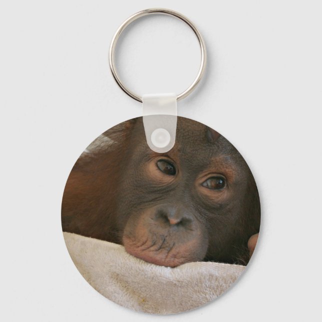 Baby Chimp Keychain (Front)