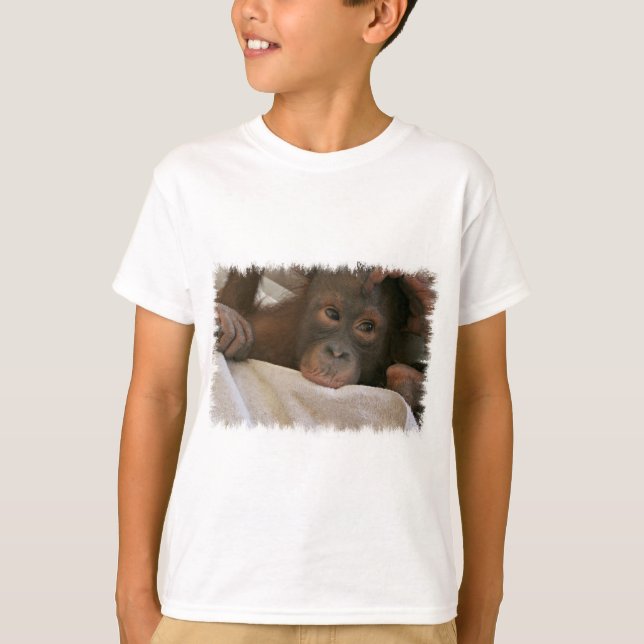 Baby Chimp Kid's T-Shirt (Front)
