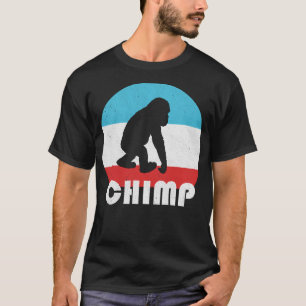 Baby Chimpanzee Chimp Vintage Retro Silhouette Gif T-Shirt