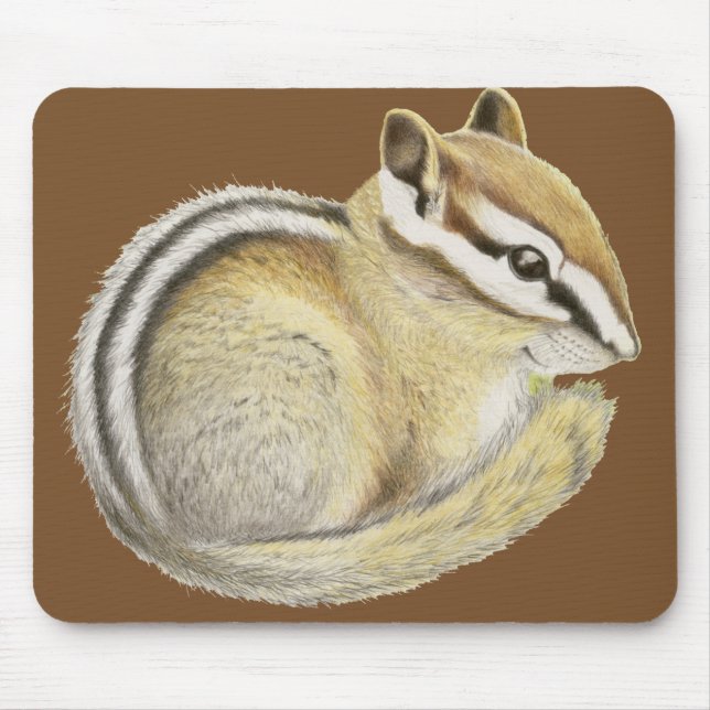 Baby Chipmunk Mouse Mat (Front)